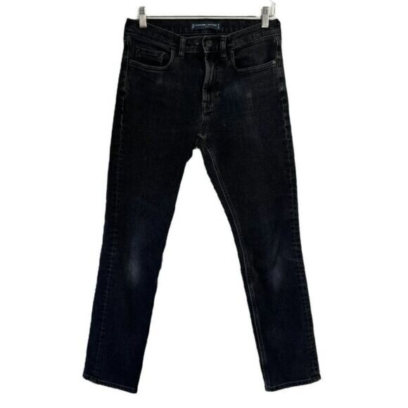 Everlane Uniform The Slim 4 Way Stretch Organic Jean in Washed Black - Picture 2 of 9